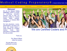 Tablet Screenshot of medicalcodingprep.com